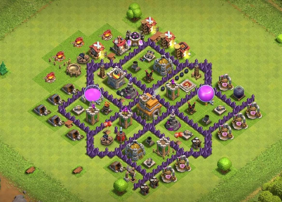 best town hall 7 base defense