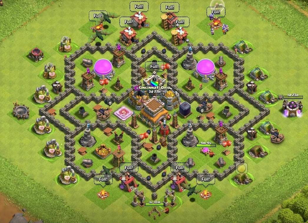 best town hall 8 farming base