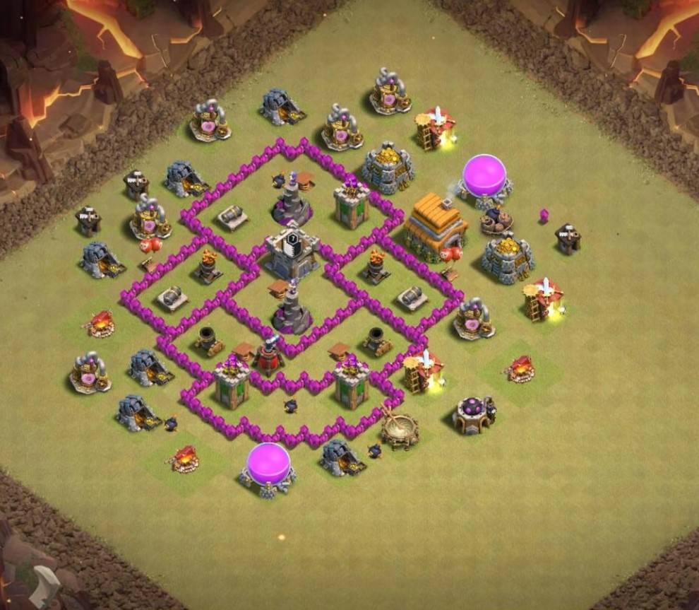 best war base for th6 with link