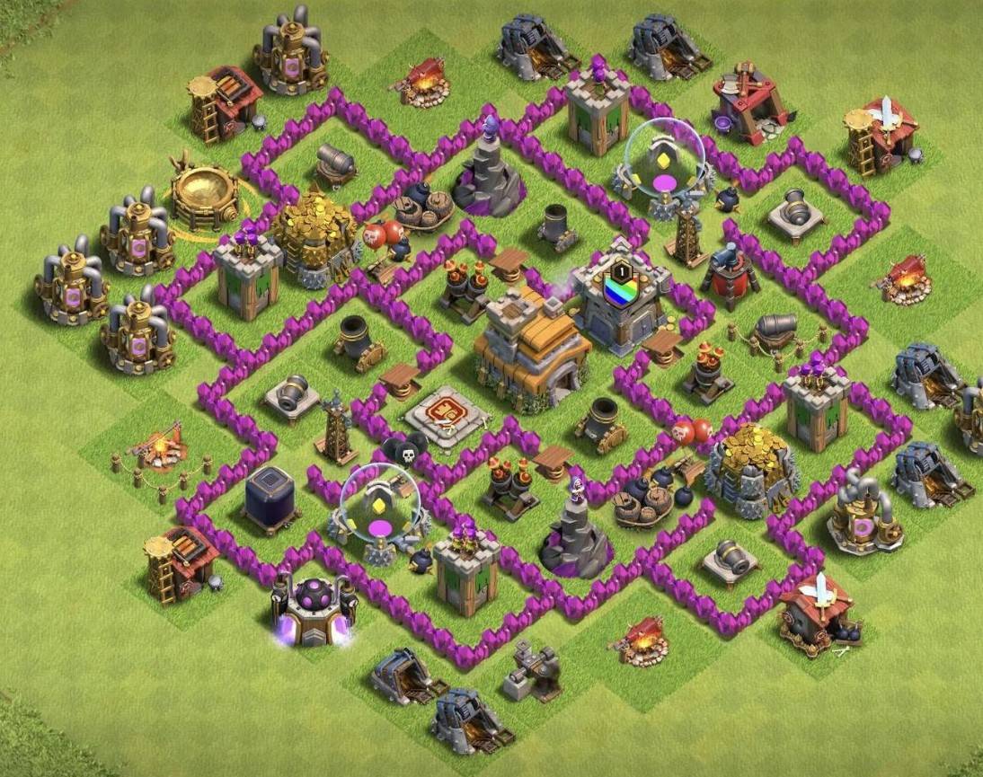 best war base for th7 with link