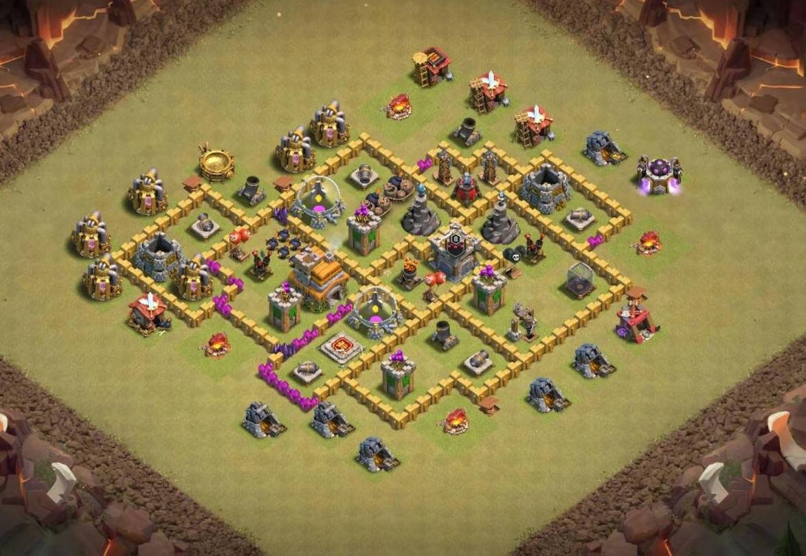 clan war league th7 war base anti 2 star