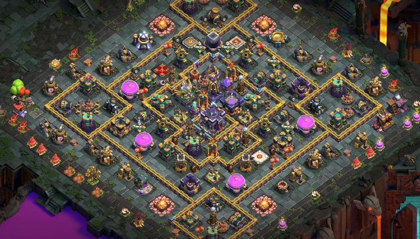 clash of clans anti everything hybrid layout link level 15