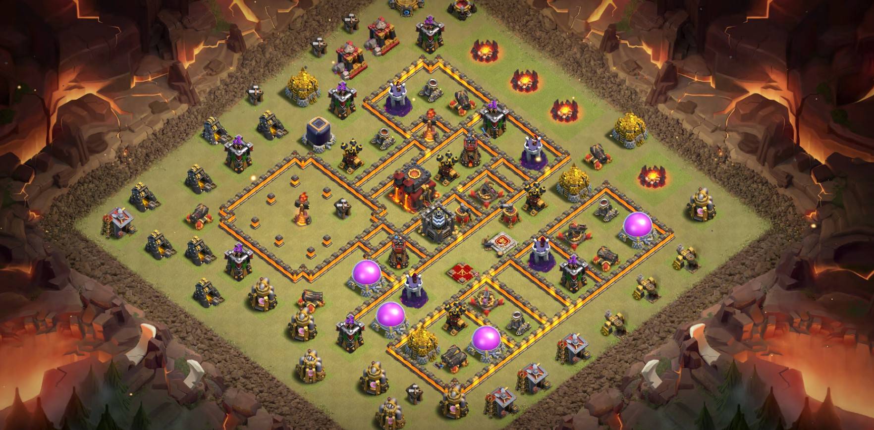 clash of clans anti everything layout link level 10