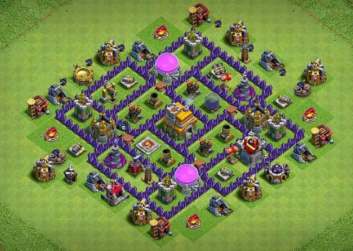 clash of clans anti everything layout link level 7
