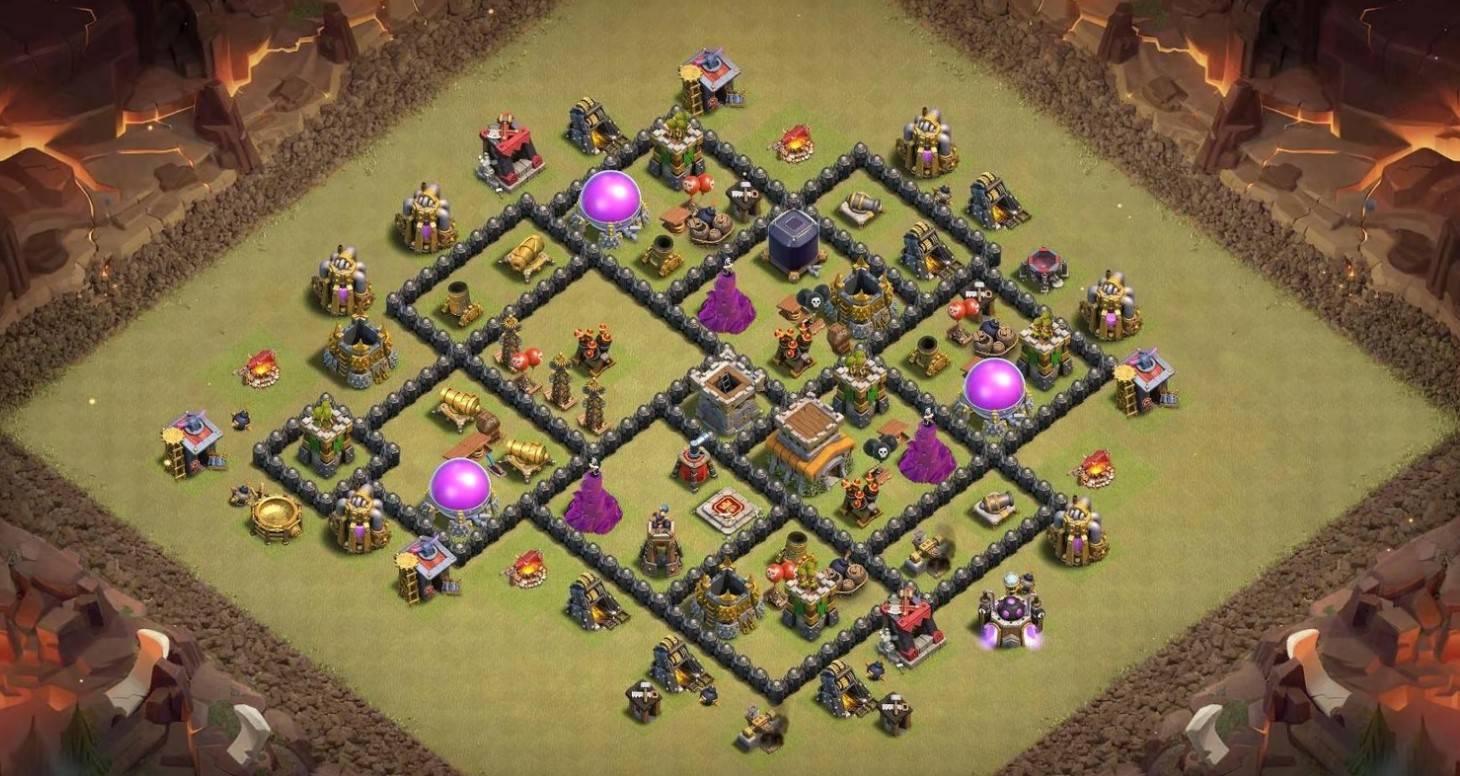 clash of clans anti everything layout link level 8