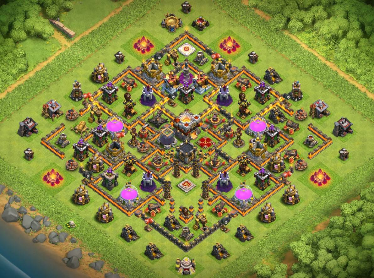 clash of clans farming loot protection th11 base link
