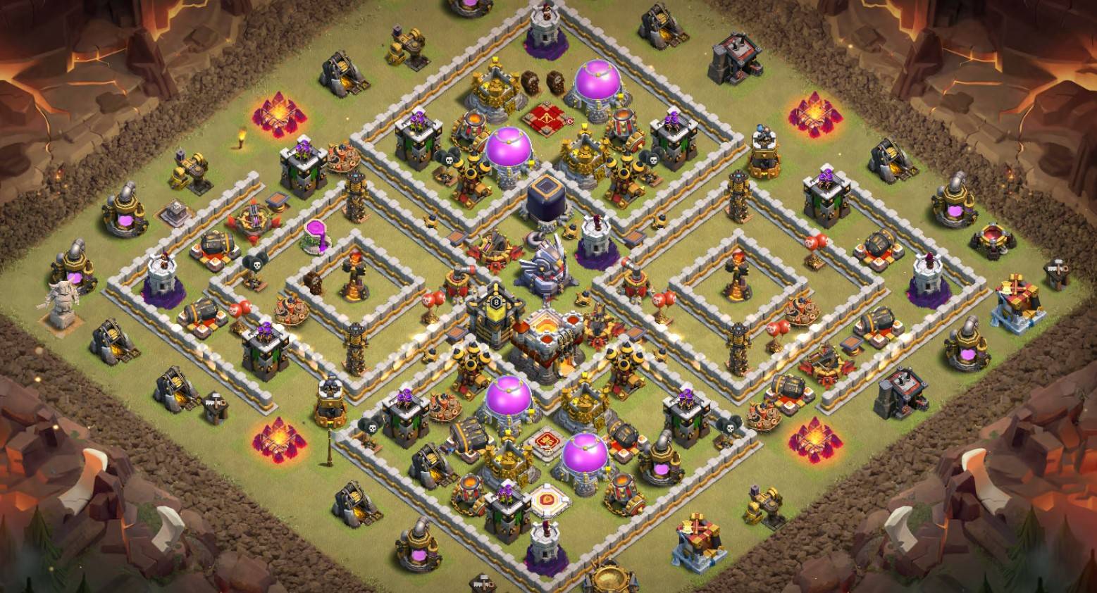 clash of clans farming town hall 11 base