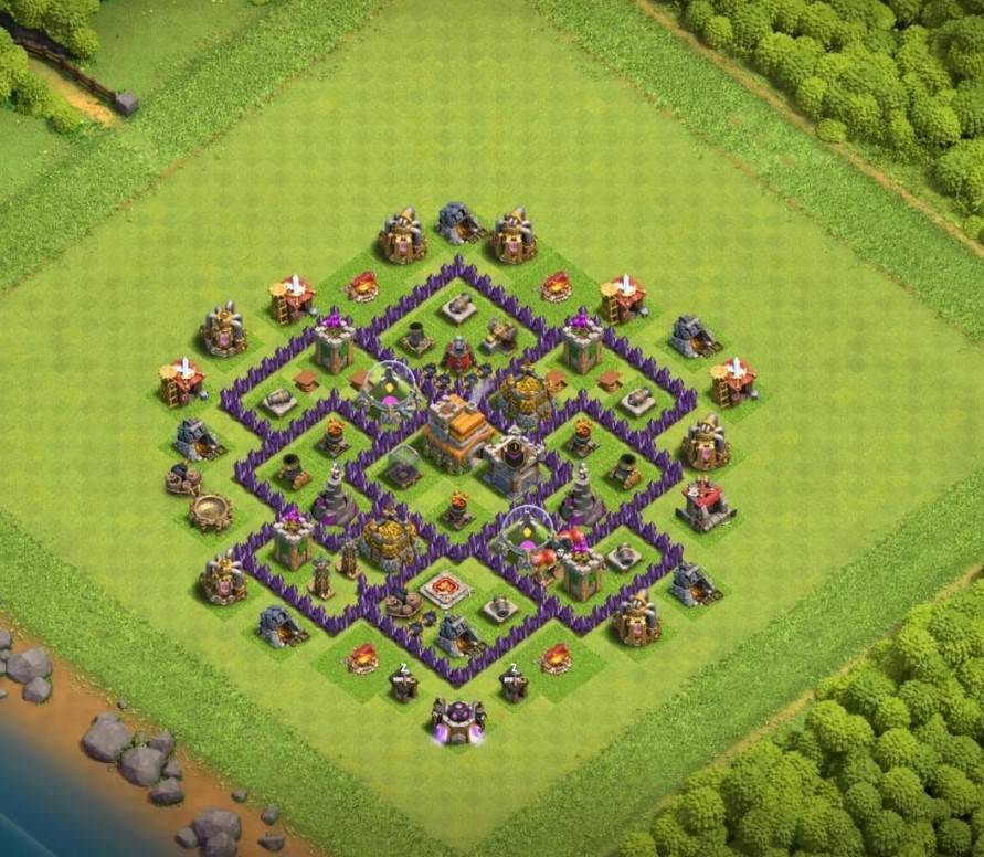 clash of clans farming town hall 7 base link anti everything