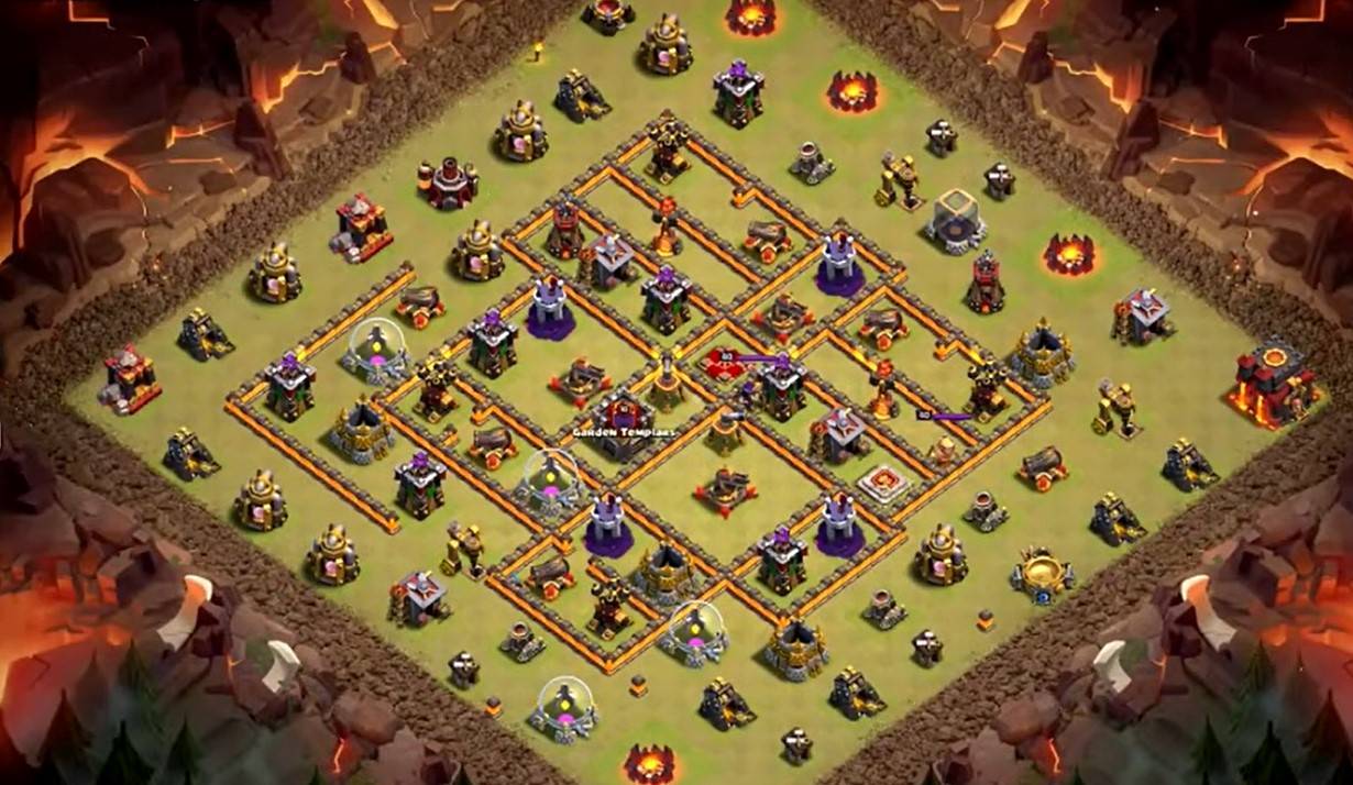 clash of clans th10 base anti everything