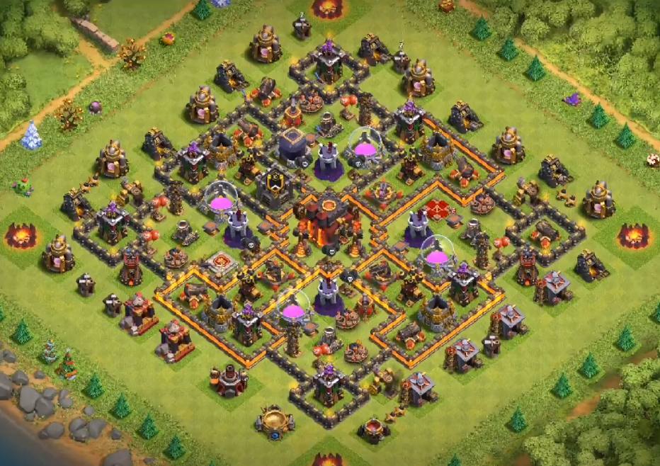 clash of clans th10 hybrid base reddit