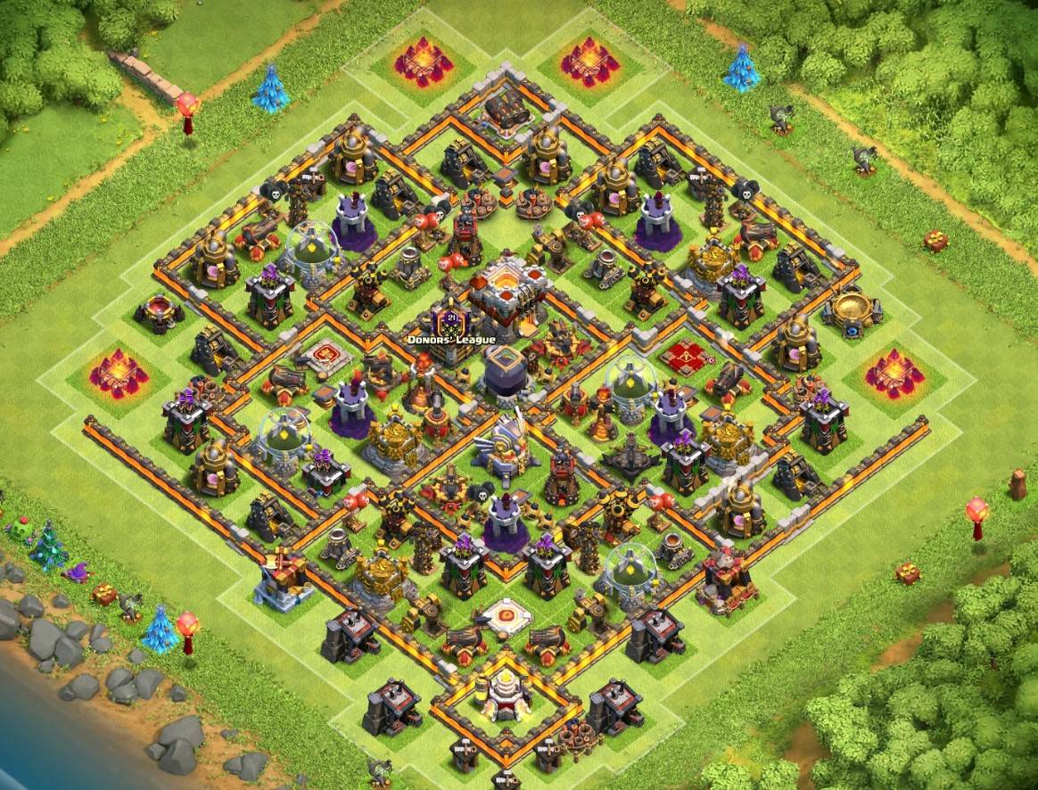 clash of clans th11 base anti everything