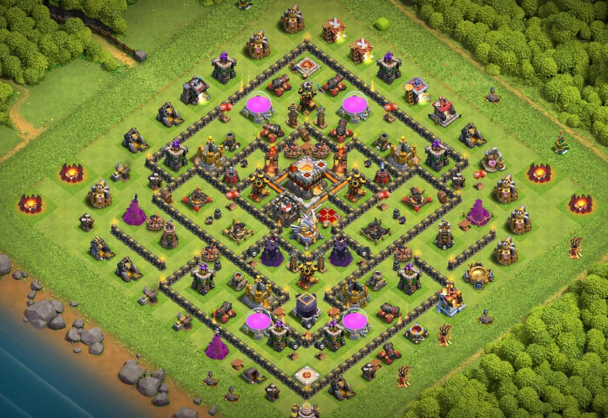 clash of clans th11 farming layout link