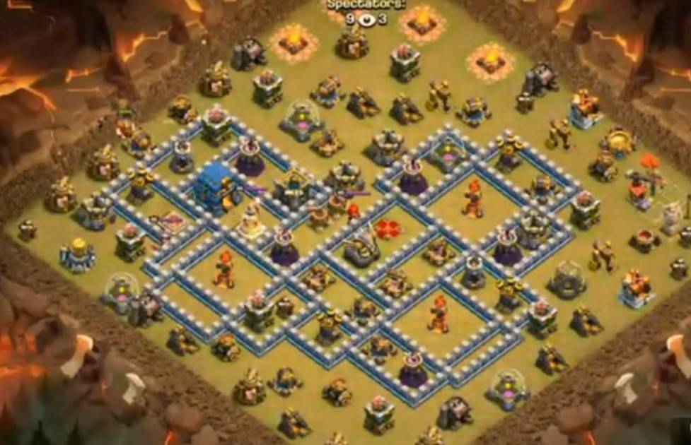clash of clans th12 map link