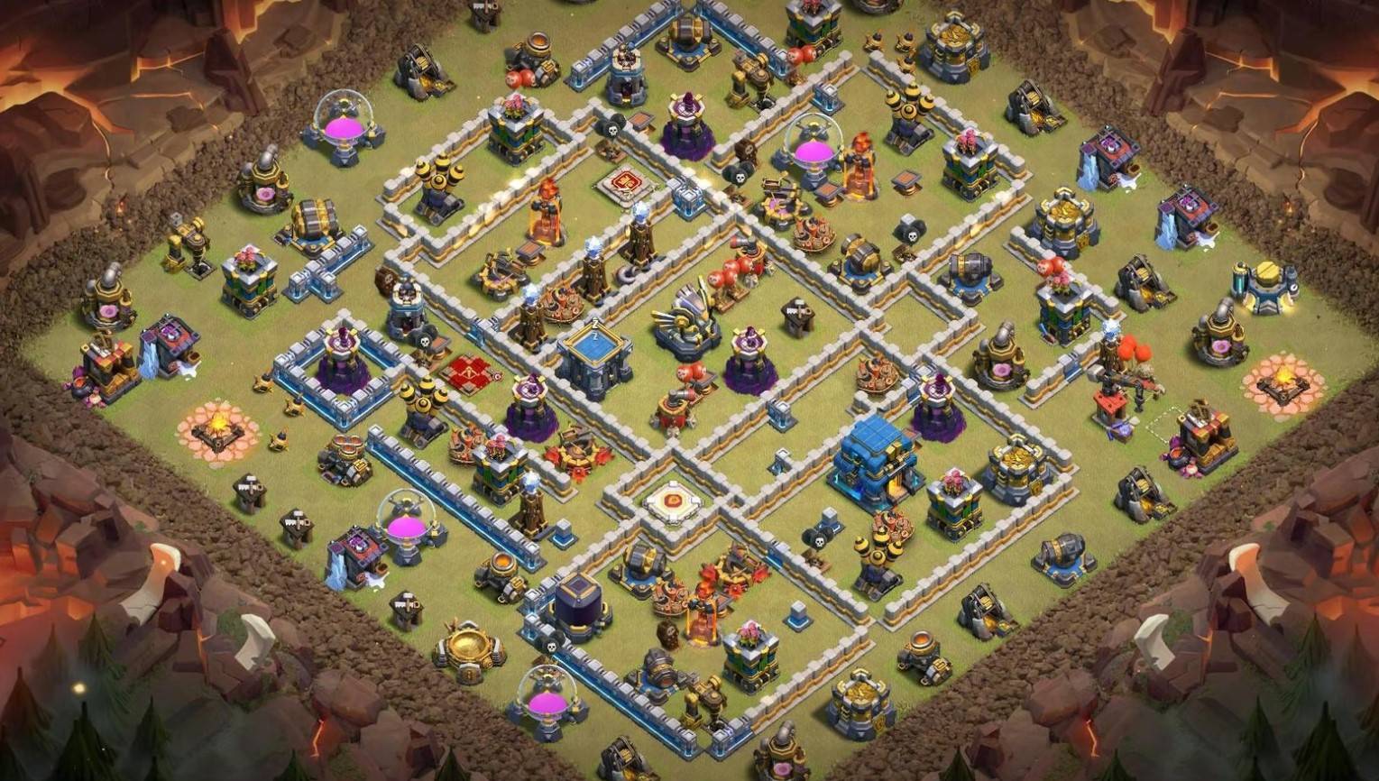 clash of clans th12 war base link