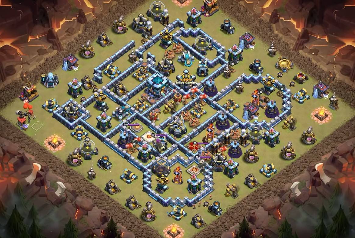 clash of clans th13 map link