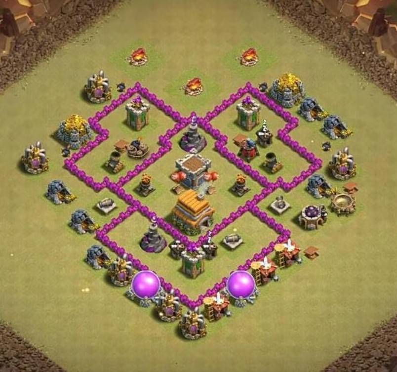 clash of clans th6 base link