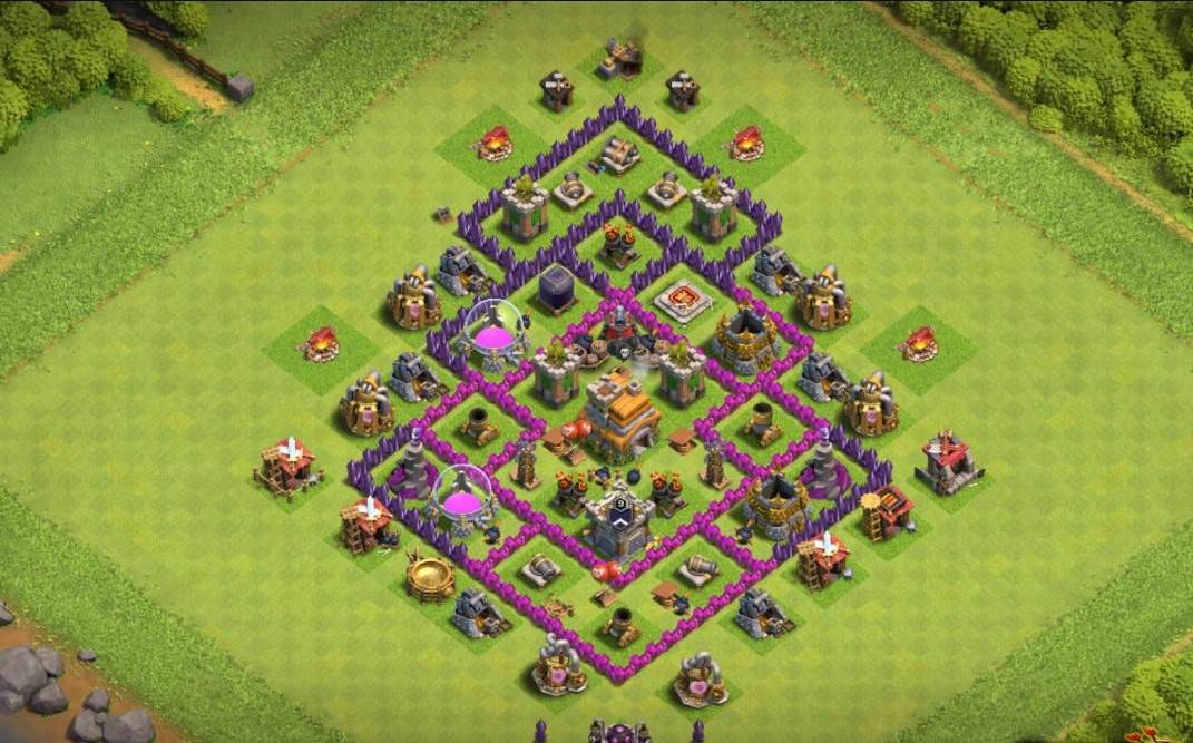 clash of clans th7 farming layout link