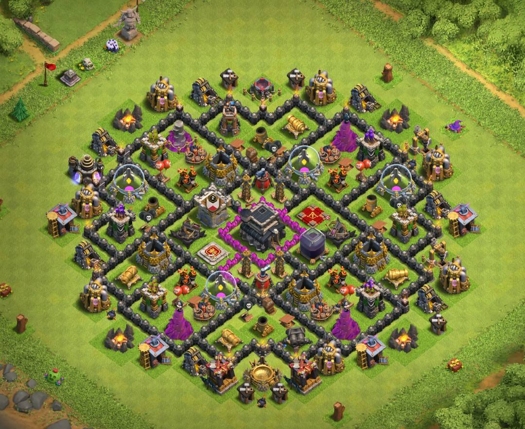 clash of clans th9 base 2023