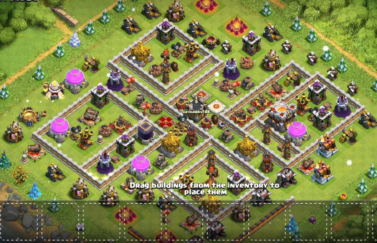 clash of clans town hall 11 farming base link