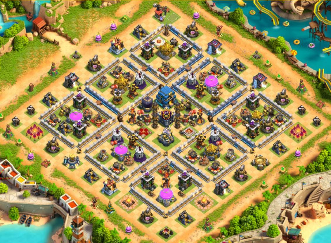 clash of clans town hall 12 farming base link