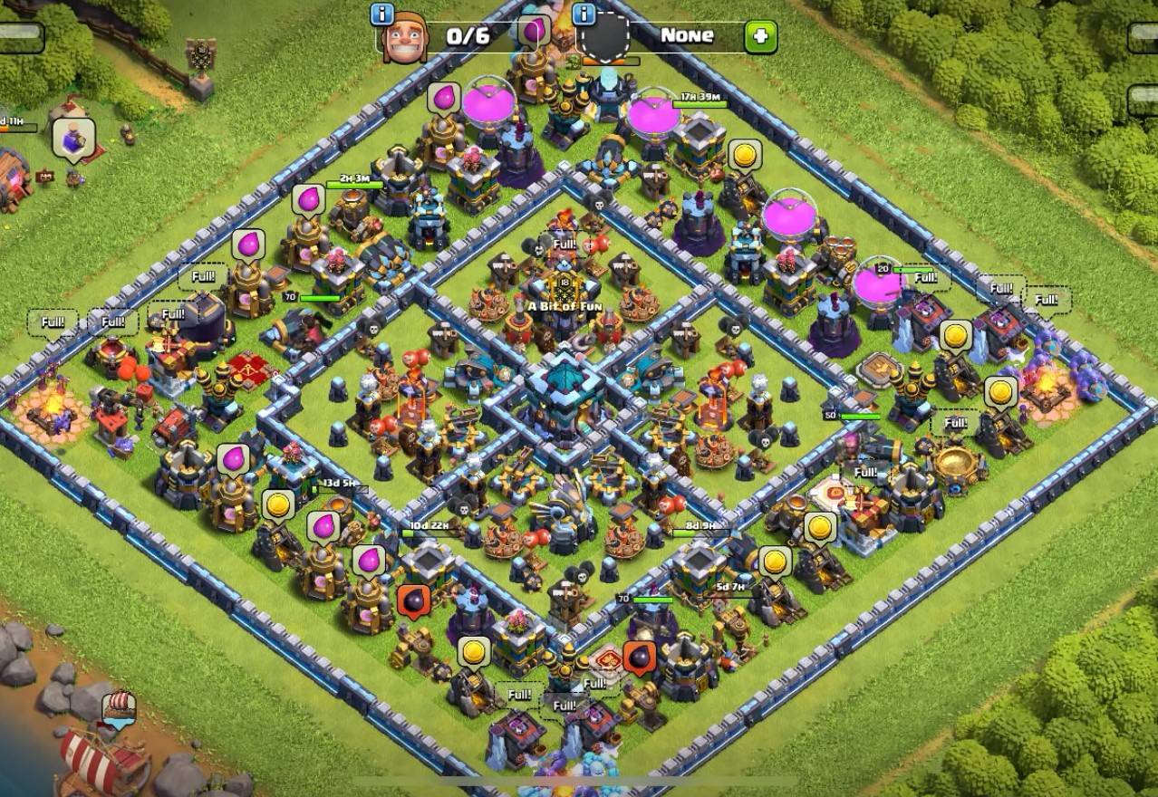 clash of clans town hall 13 farming base layout