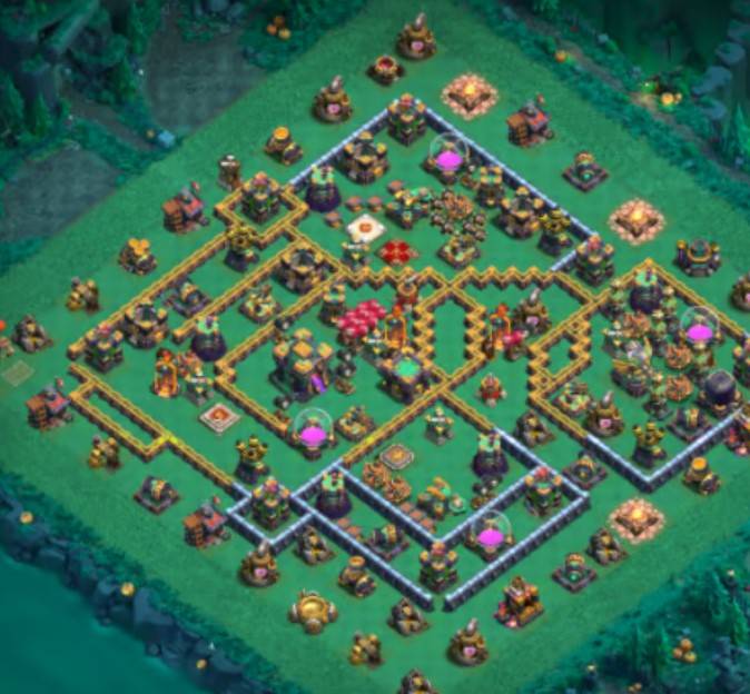 clash of clans town hall 14 hybrid base