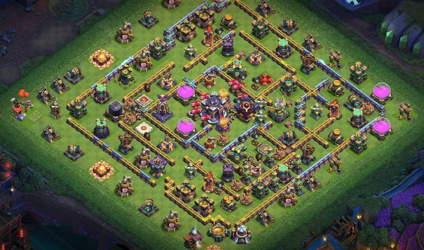 clash of clans town hall 15 hybrid base link