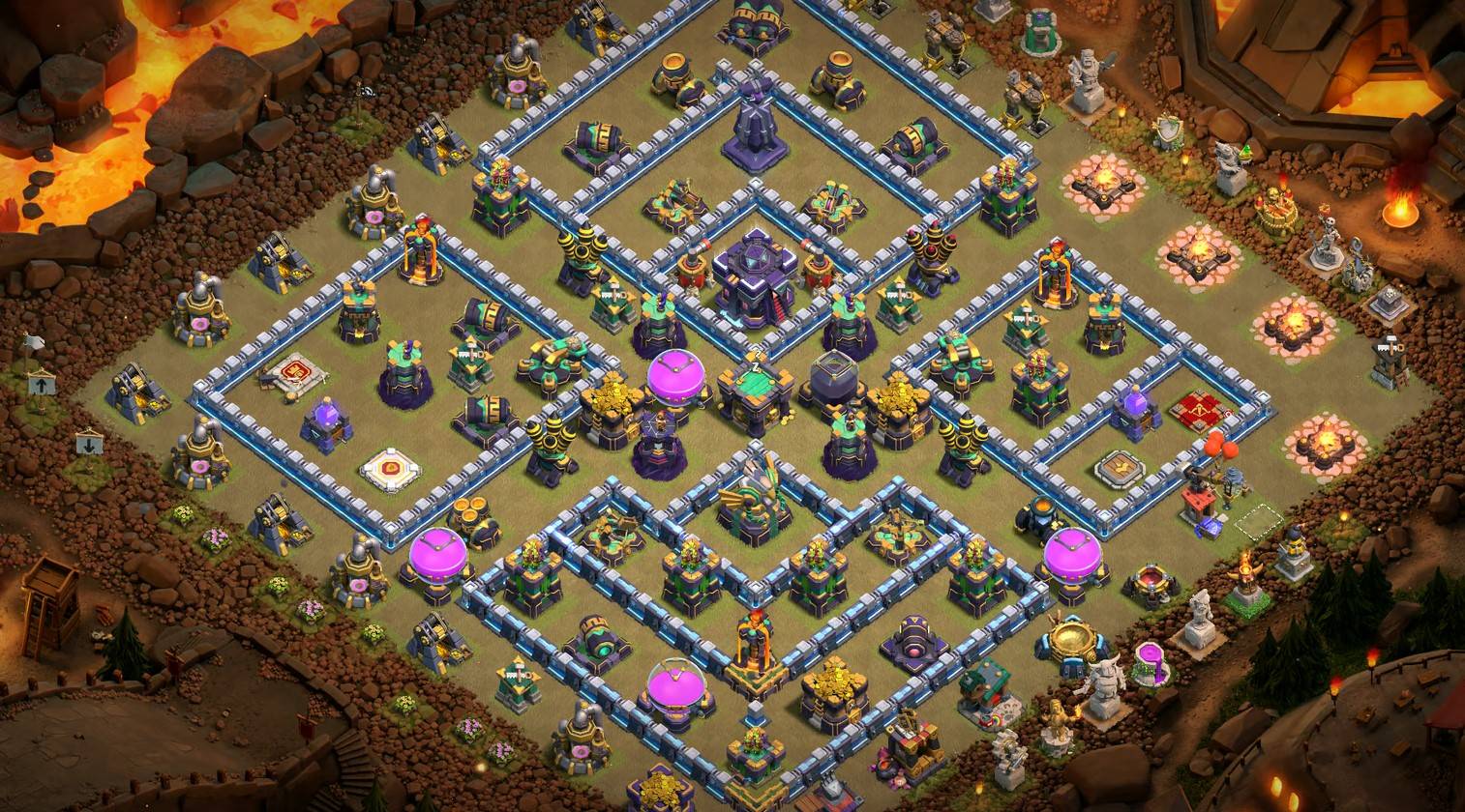 clash of clans town hall 15 hybrid base