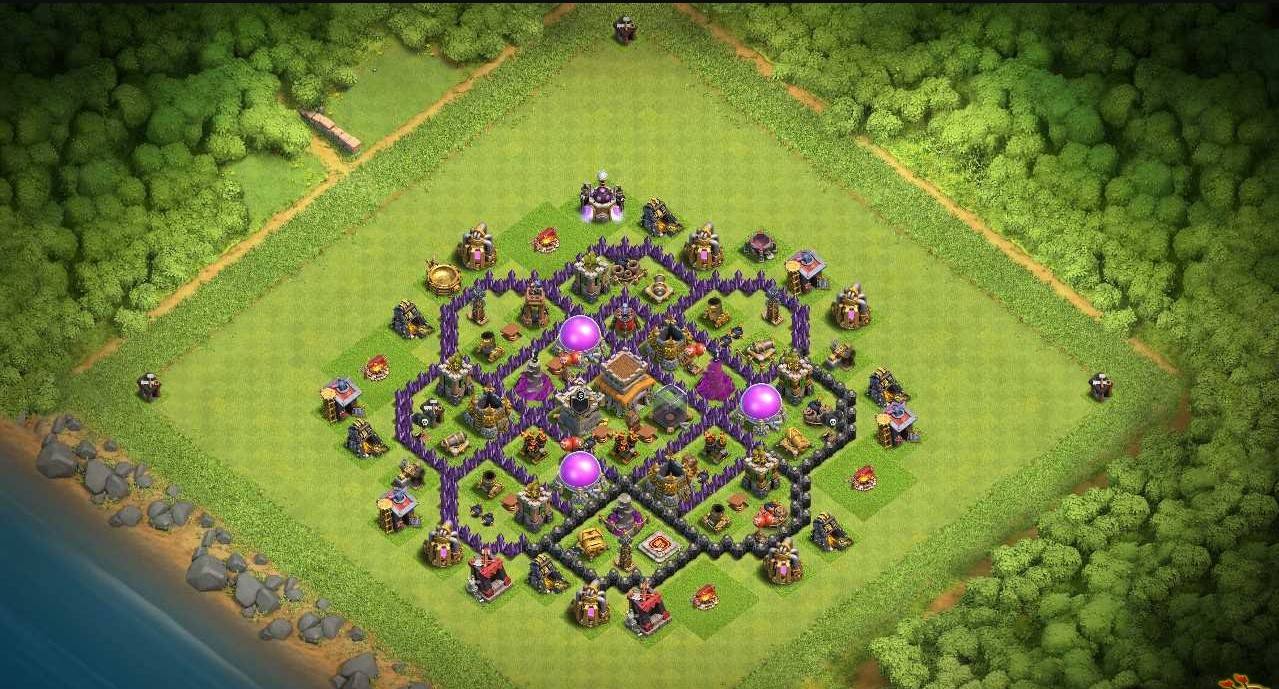 clash of clans town hall 8 hybrid base link