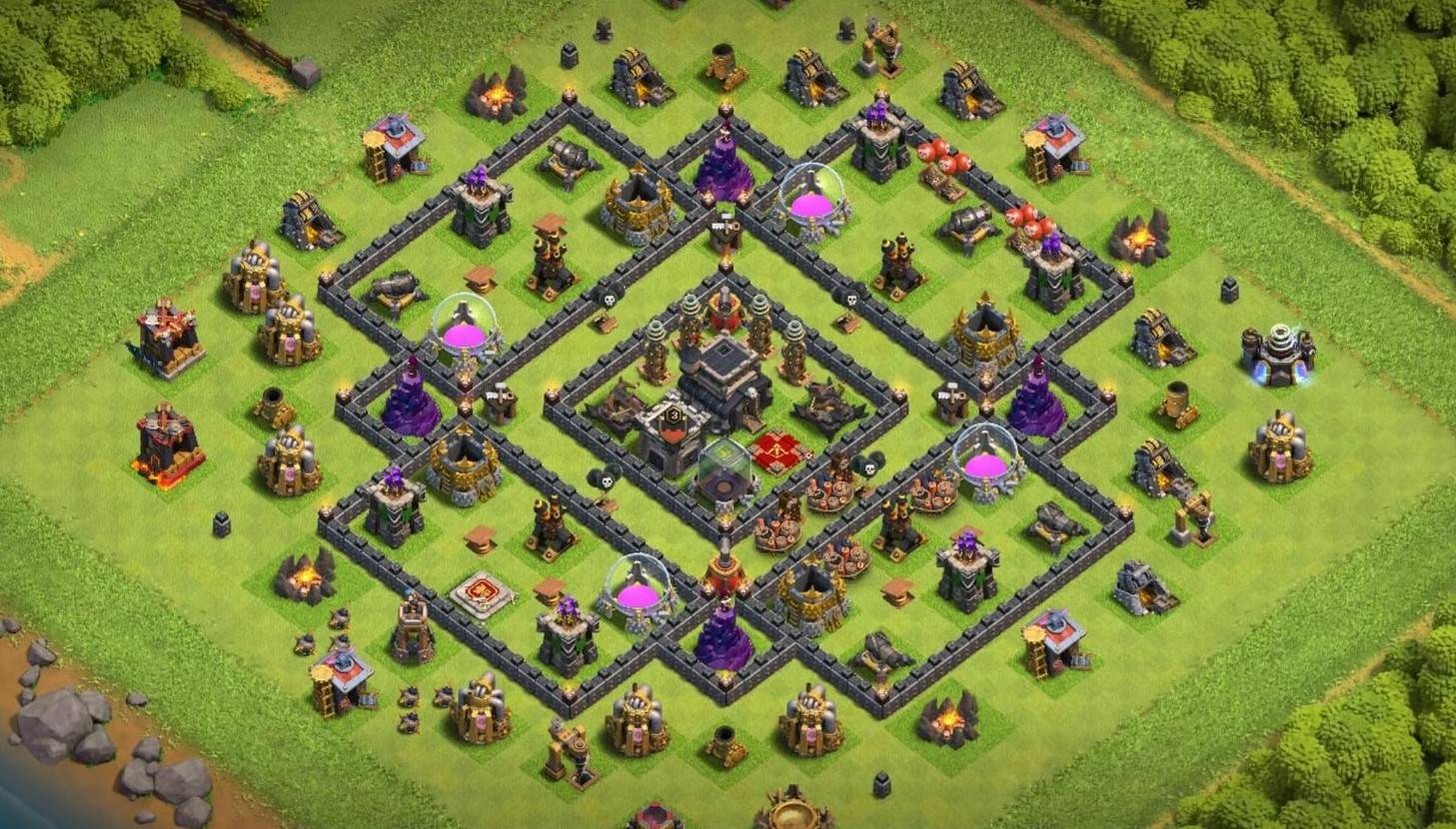 clash of clans town hall 9 base link
