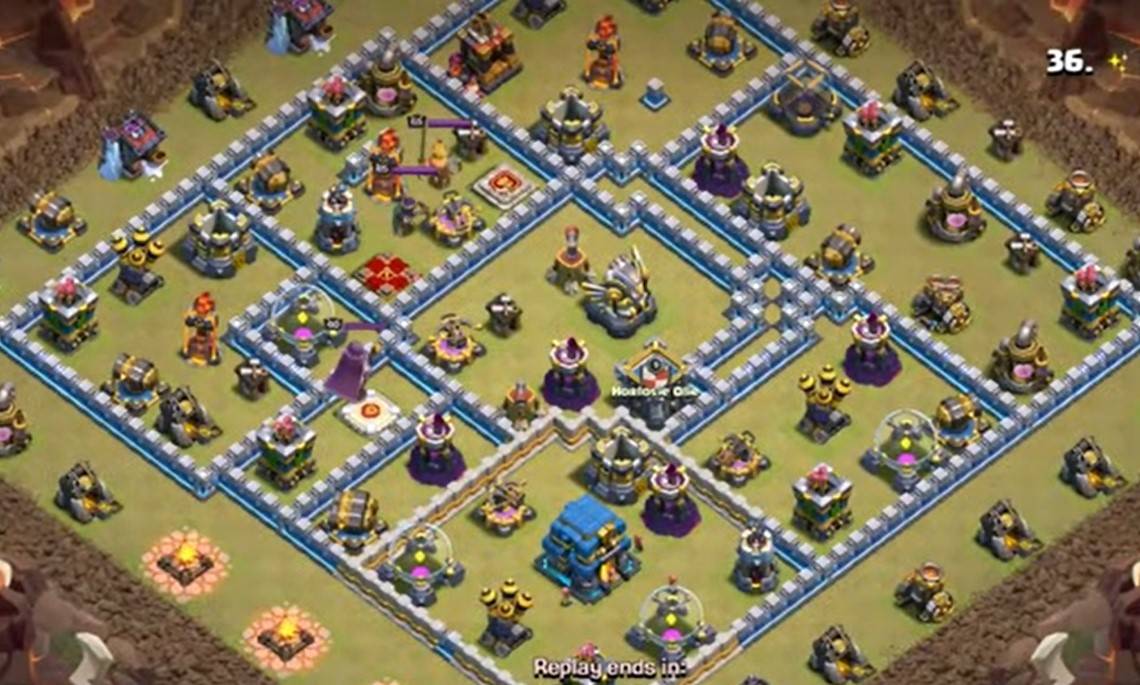 clash of clans war town hall 12 base anti 2 star