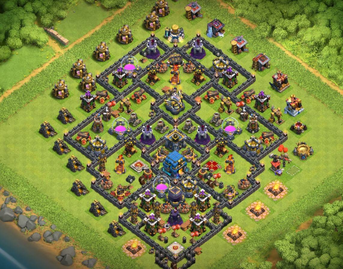coc farming loot protection town hall 12 base copy link