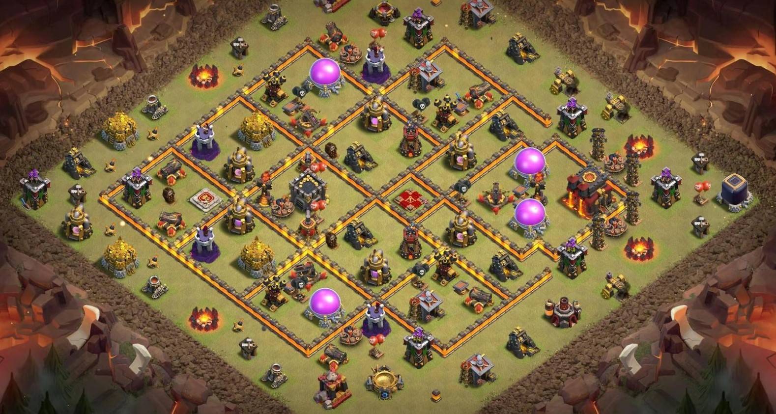 coc th10 new base
