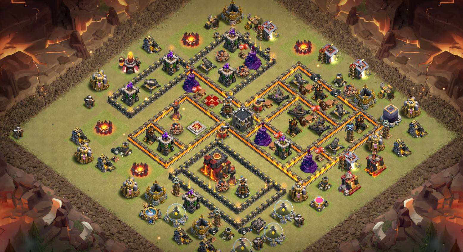 coc th10 village links for clan league