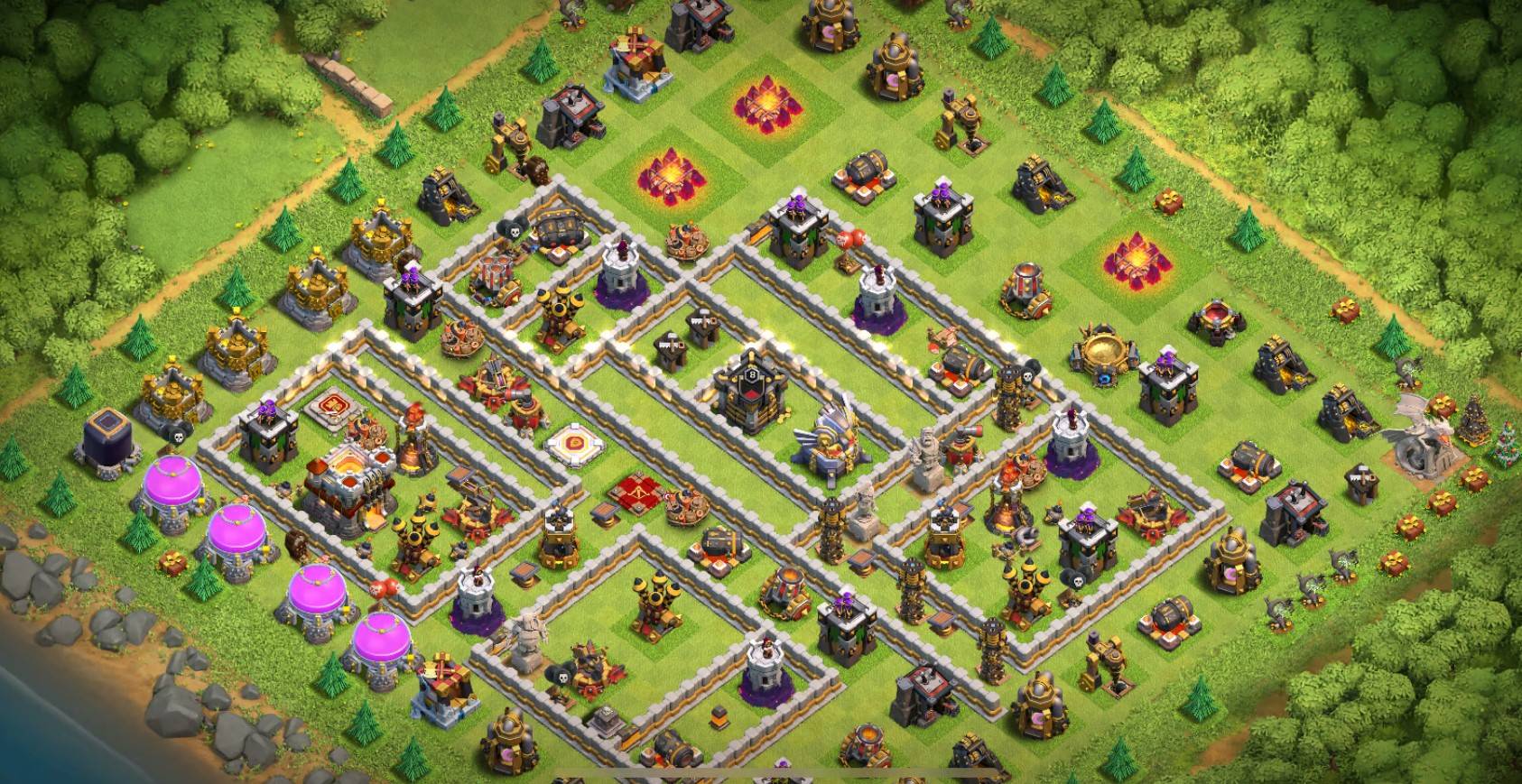 coc th11 base layout link