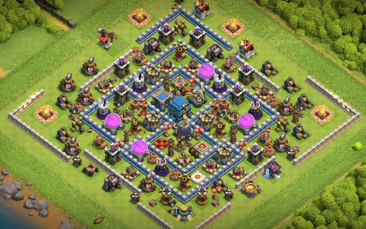 coc th12 base with link