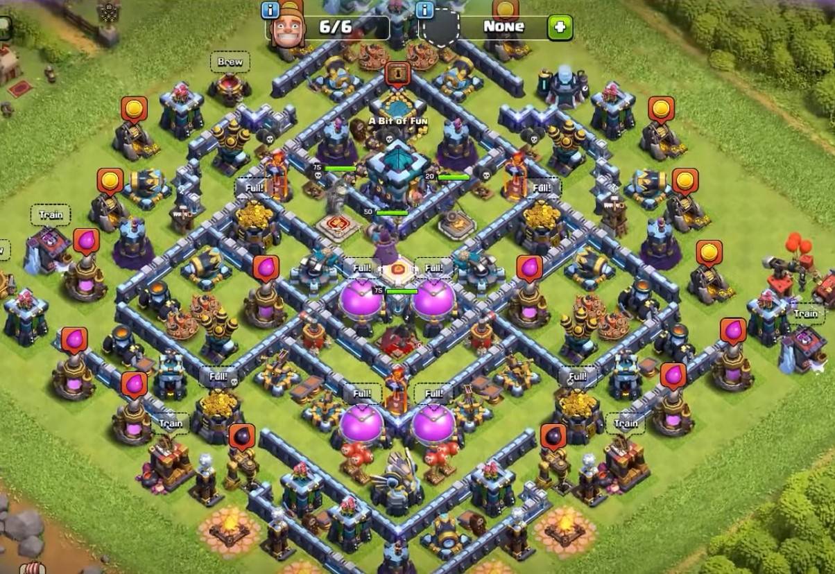 coc th13 base with link