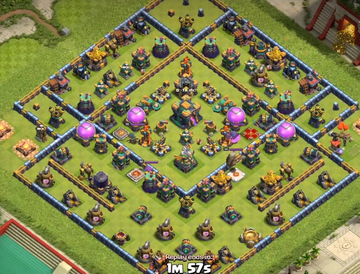 coc th14 hybrid base layout link