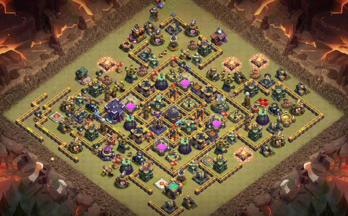 coc th15 hybrid base layout link