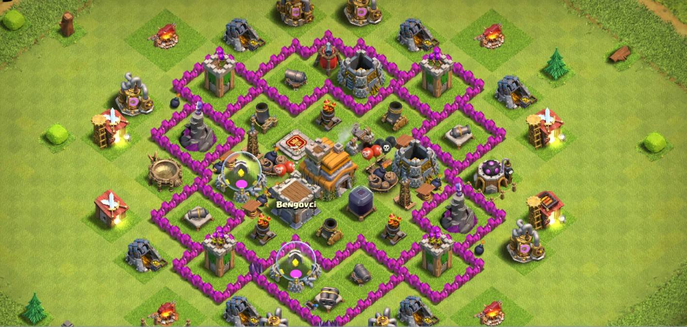 coc th7 base layout link