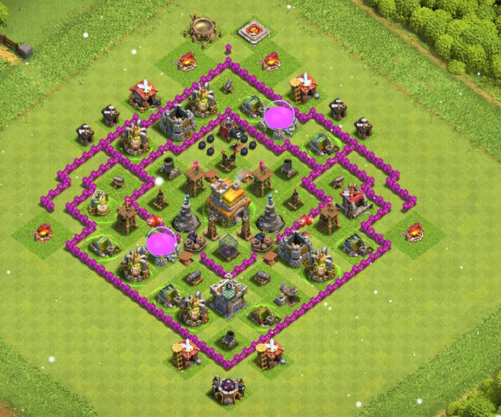 coc th7 base