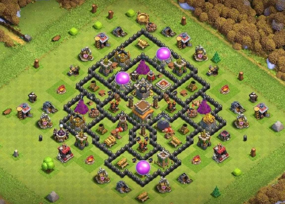 coc th8 base