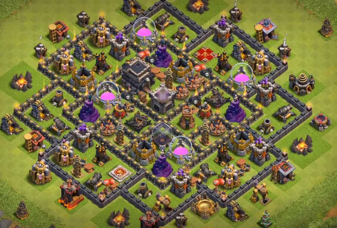 coc th9 farming base design