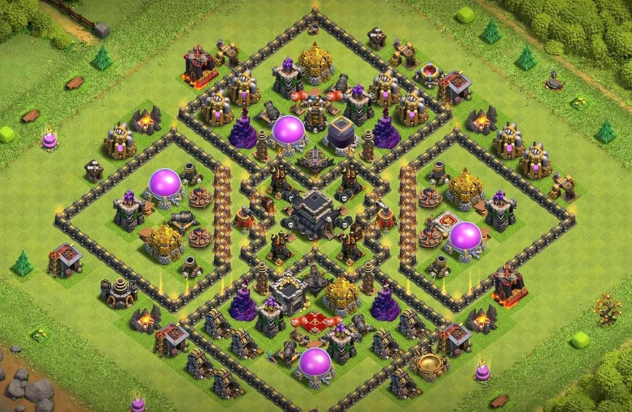 coc th9 farming base link