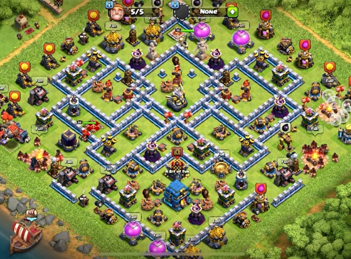 coc town hall 12 base