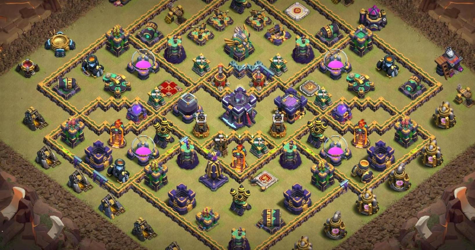 coc town hall 15 hybrid base