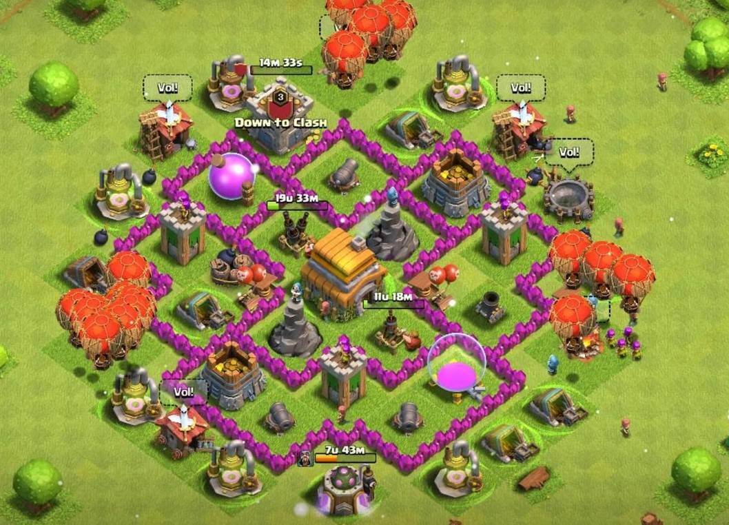 coc town hall 6 base design