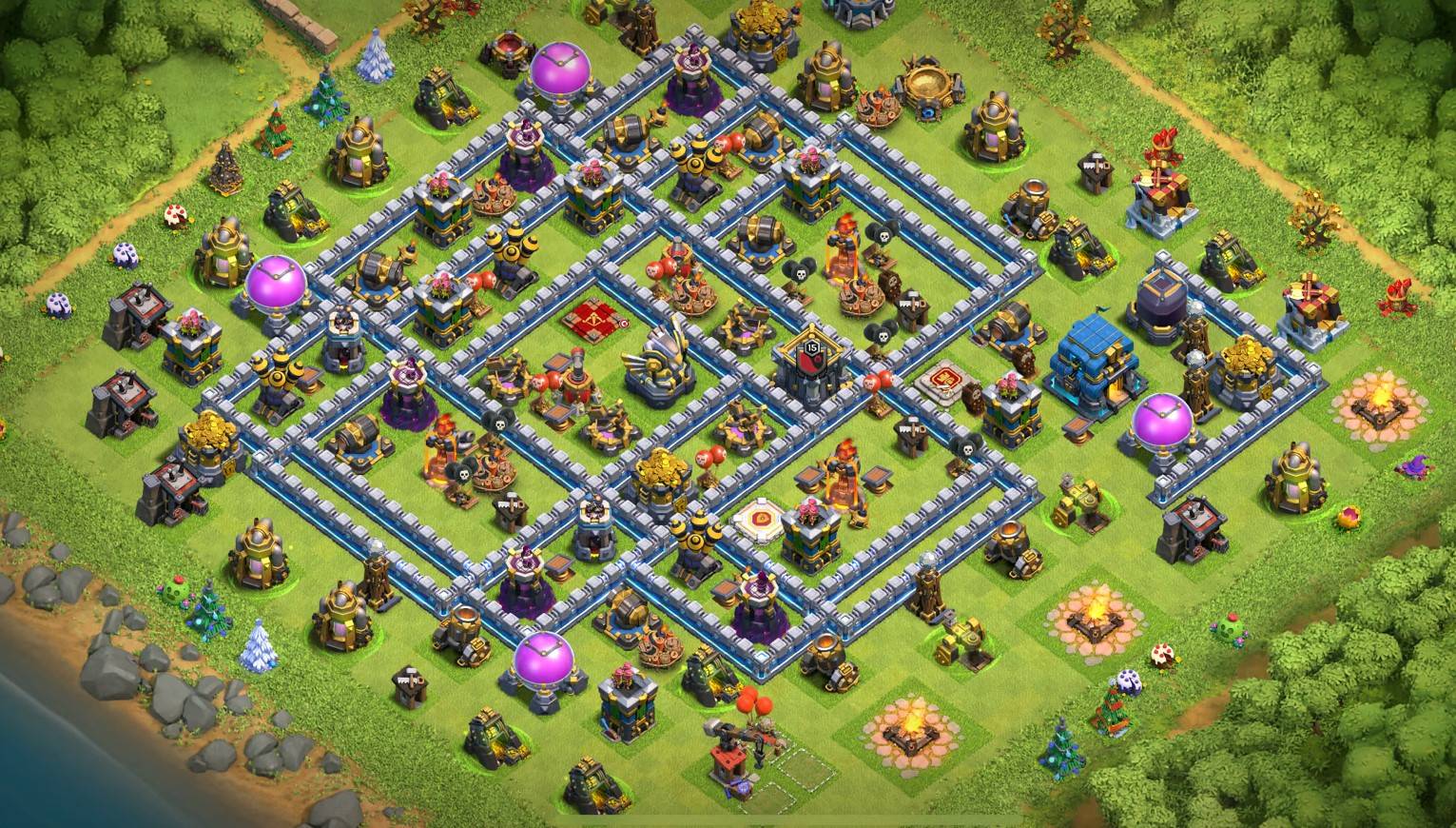 coc war town hall 12 base link anti everything