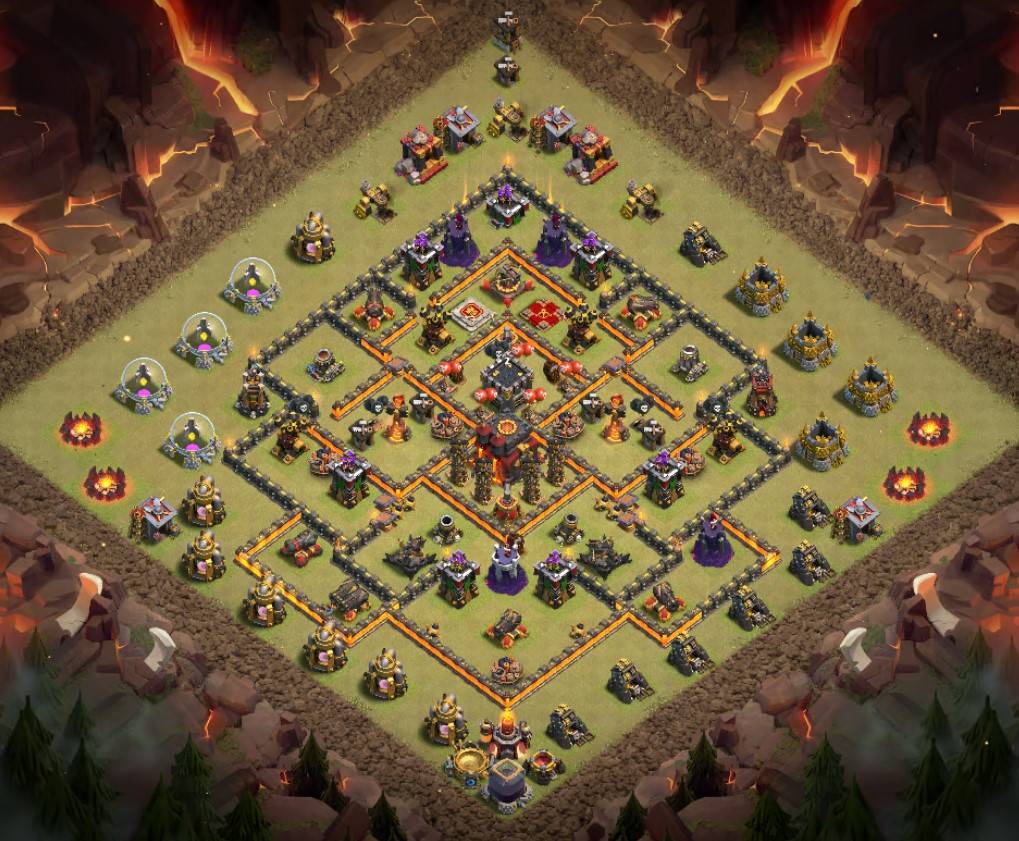 common th10 war base and how to attack them