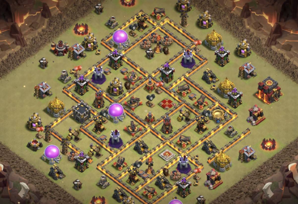 exceptional level 10 war layout link anti ground with pets